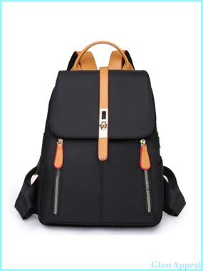 Korean Style Backpack Purse Nylon Medium Travel Satchel College Bookbag